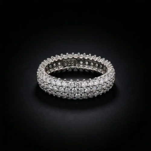 Bague Etincelante argent 925 zircon maroc scoobijou