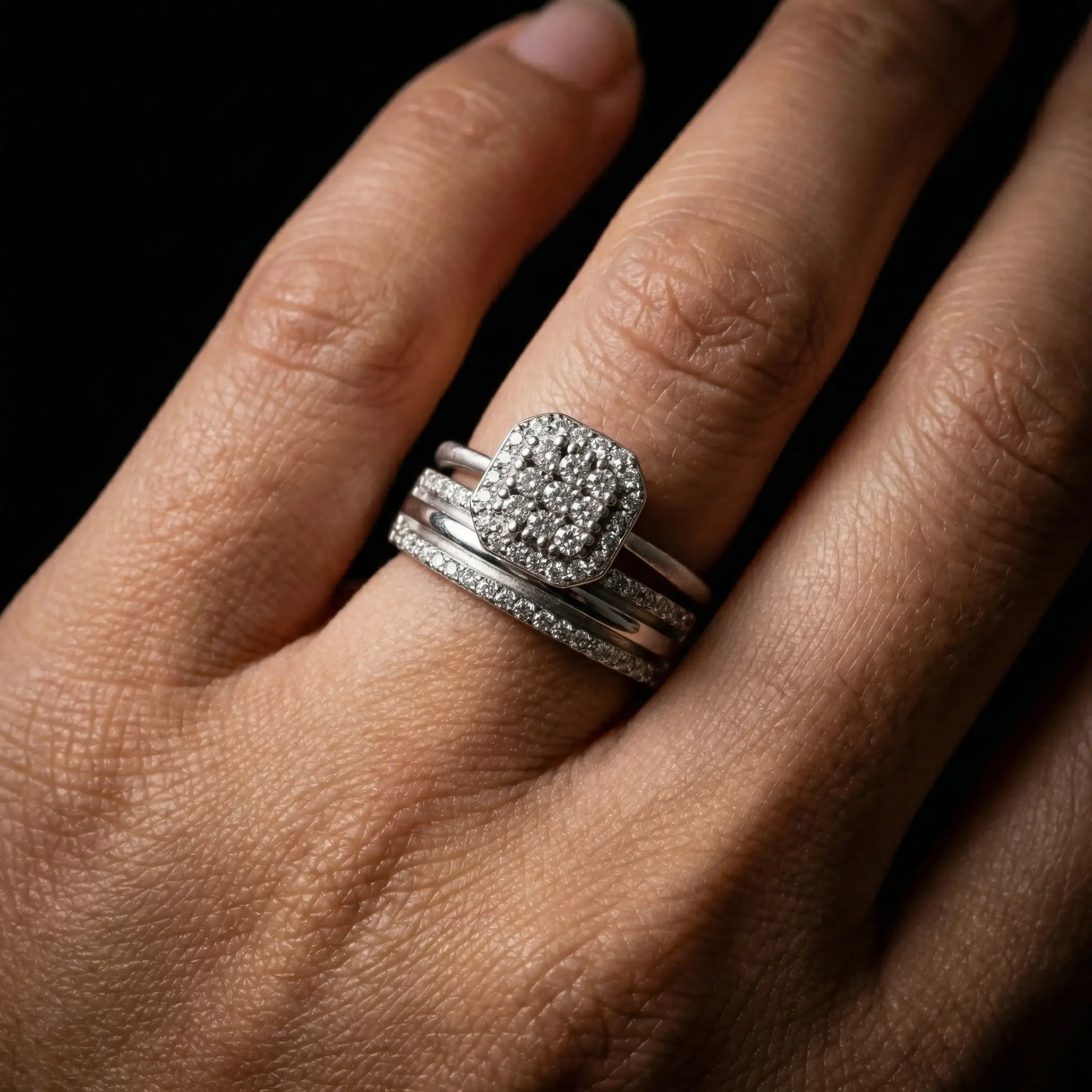 bague mariage argent 925 casablanca maroc