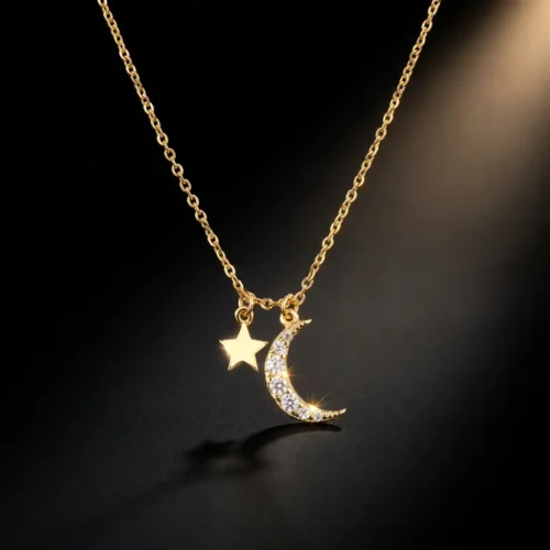 Chaîne Crescente Argent