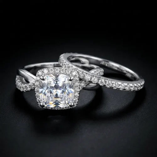 Double Bague Etincella