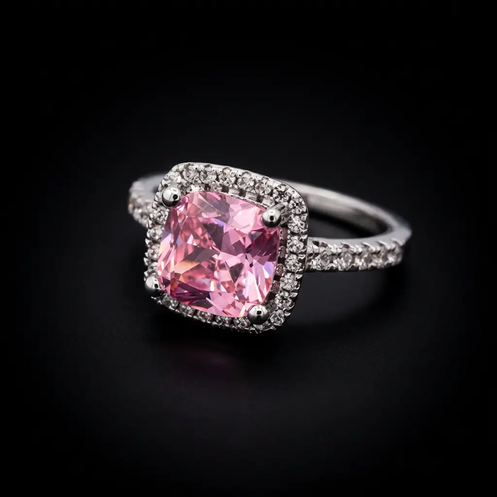 Bague Raffinée Rose