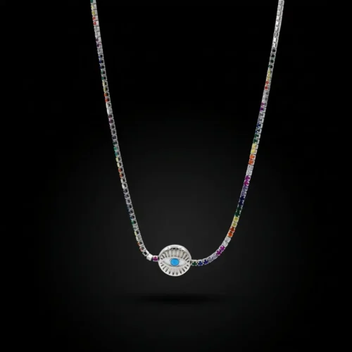 Choker Rivière Occhio Argent 925