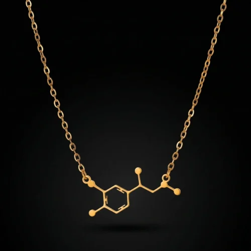 collier serotonia en acier inoxydable scoobijou maroc