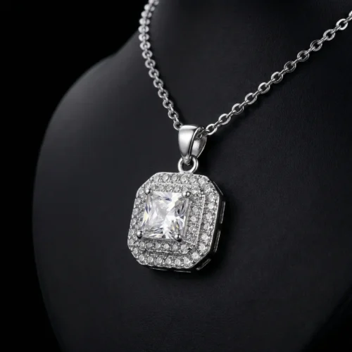 collier impérial plaqué or blanc scoobijou maroc