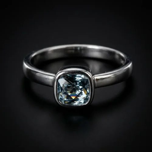 Bague Vintage Bleu Ciel