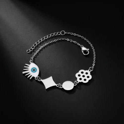 Bracelet Blue Eye Silver