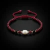 Bracelet Feryel Or 18K émeraude rouge