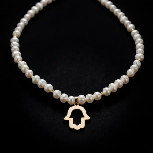 Collier Khmissa Or 18K & JOUHER