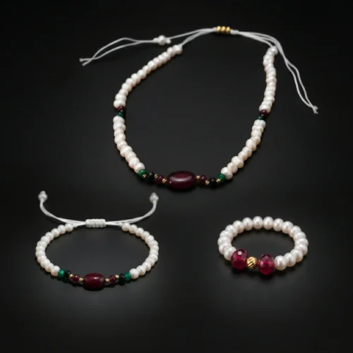 Ensemble Rubis Bague Offerte